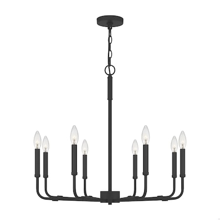 Quoizel Abner Chandelier ABR5028MBK